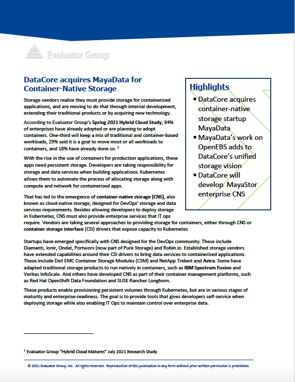 Datacore Mayadata Industry Snapshot Thumb