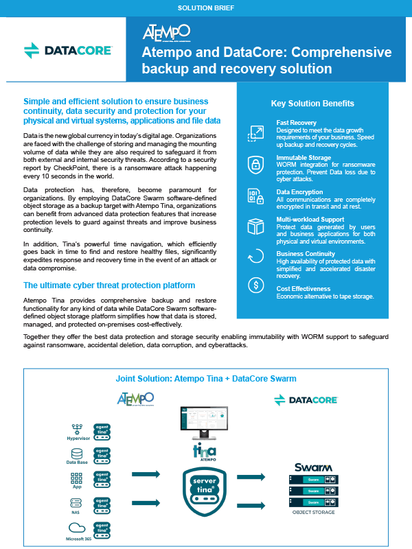 Atempo And Datacore Backup And Recovery Solution Thumb